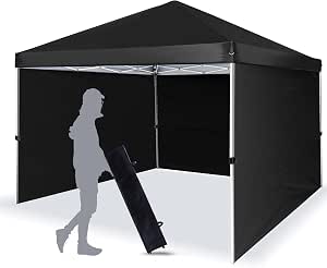 10x10 black tent